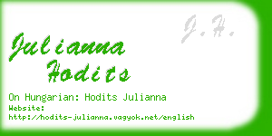 julianna hodits business card
